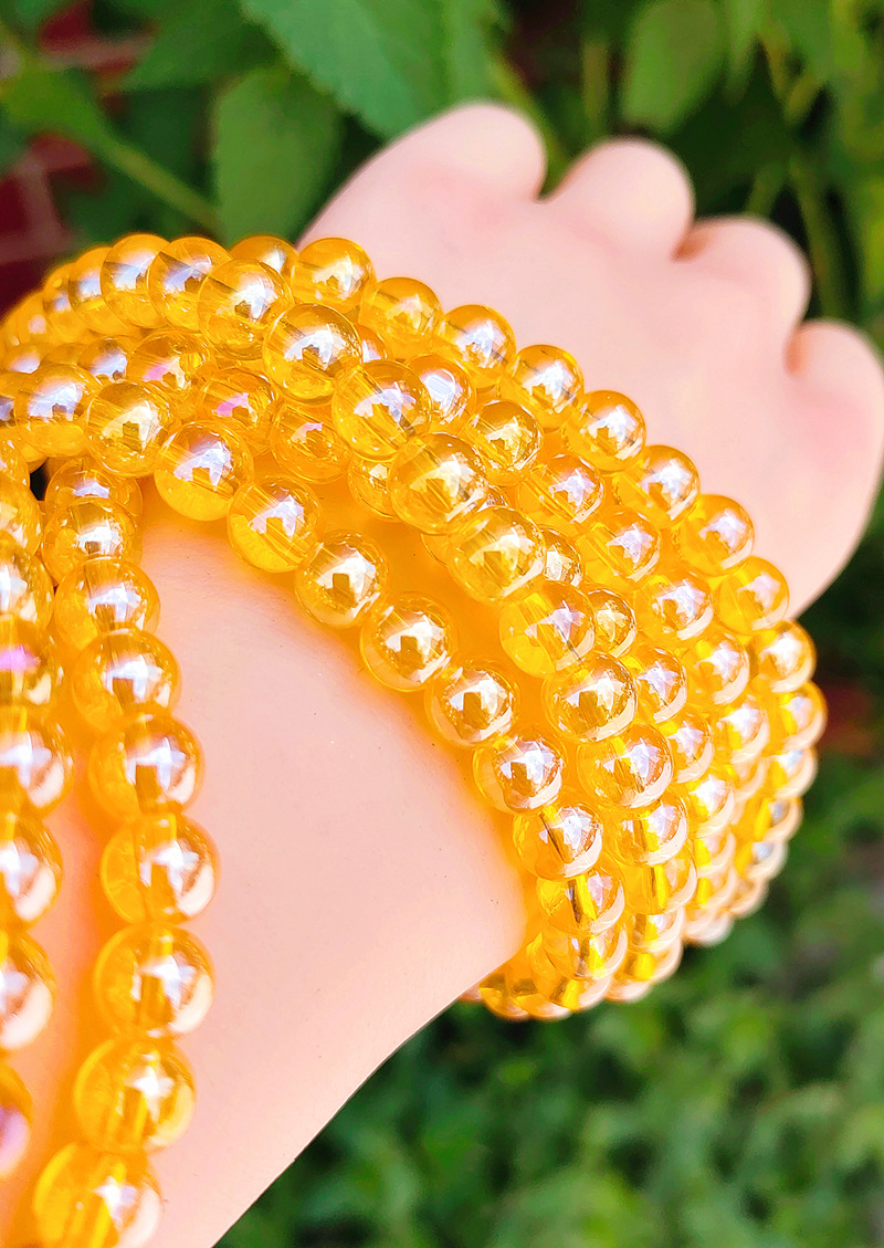 Cuentas redondas de cristal de color natural al por mayor de 3mm-10mm, cuentas sueltas hechas a mano por libra, accesorios para pulseras DIY, cuentas de vidrio. image 62