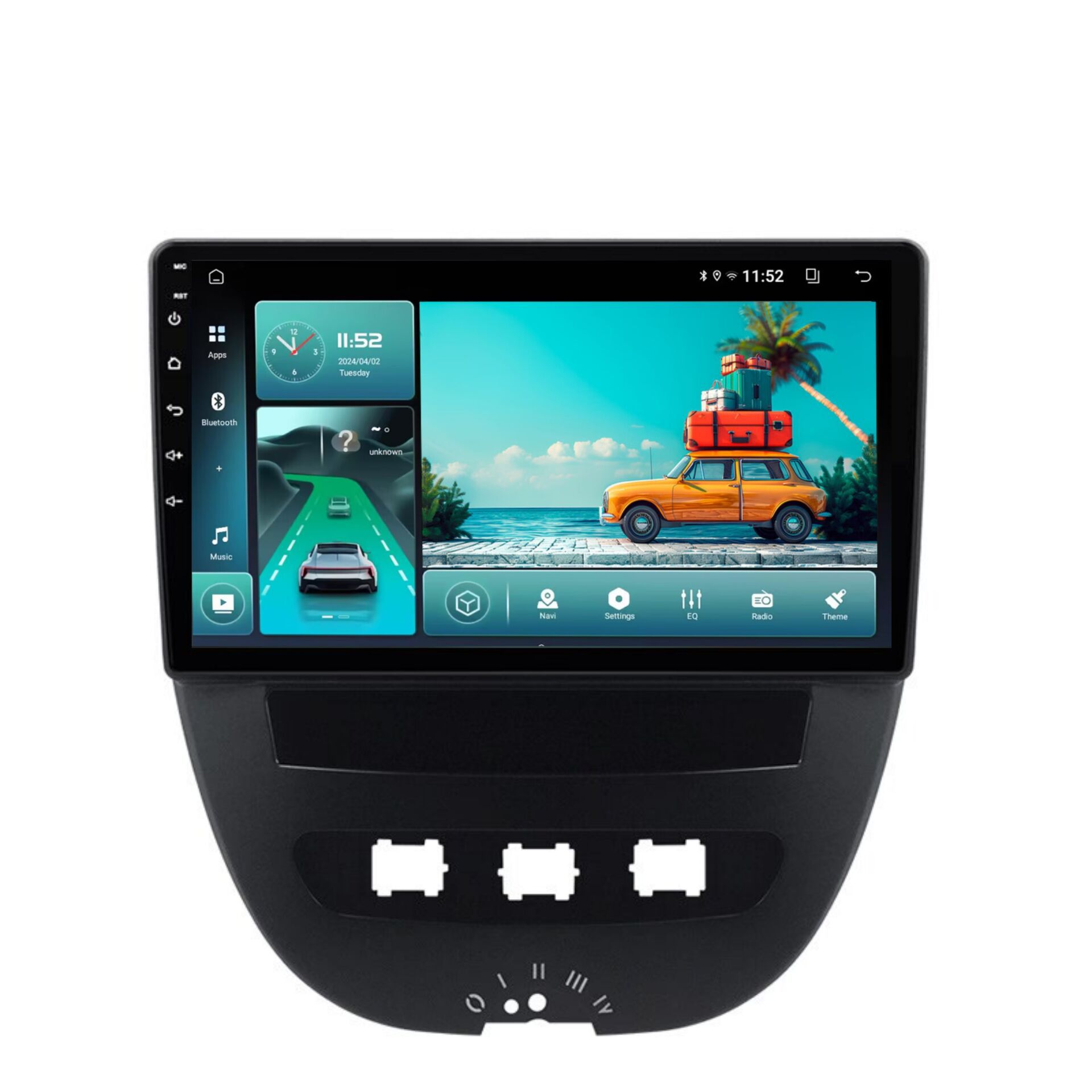 Suitable for Tasuma Tacoma 05-13 9inch High-Definition Large-Screen Audio-Visual and Versatile Android Car Navigation All-In-One Machine