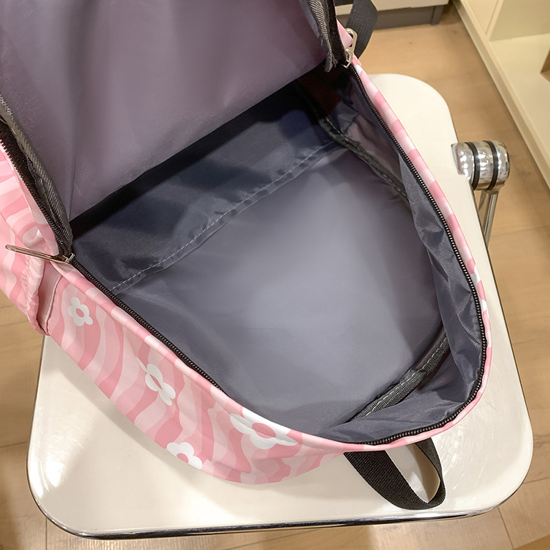 Mochila de gran capacidad versátil para estudiantes de secundaria y secundaria, mochila coreana simple, mochila de viaje casual fresca para mujeres