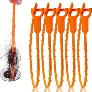 Household plumbing dredge sewer hair cleaner face pool cleaning brush water pipe artifact tool