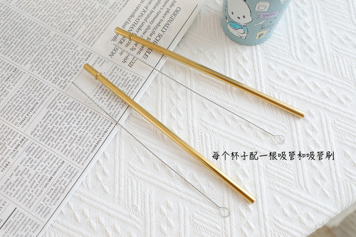 Cute Phnom Penh 304 Stainless Steel Insulated Cup Large Capacity 750ml Cartoon Vacuum Double-layer Straw Cup Ice Cup