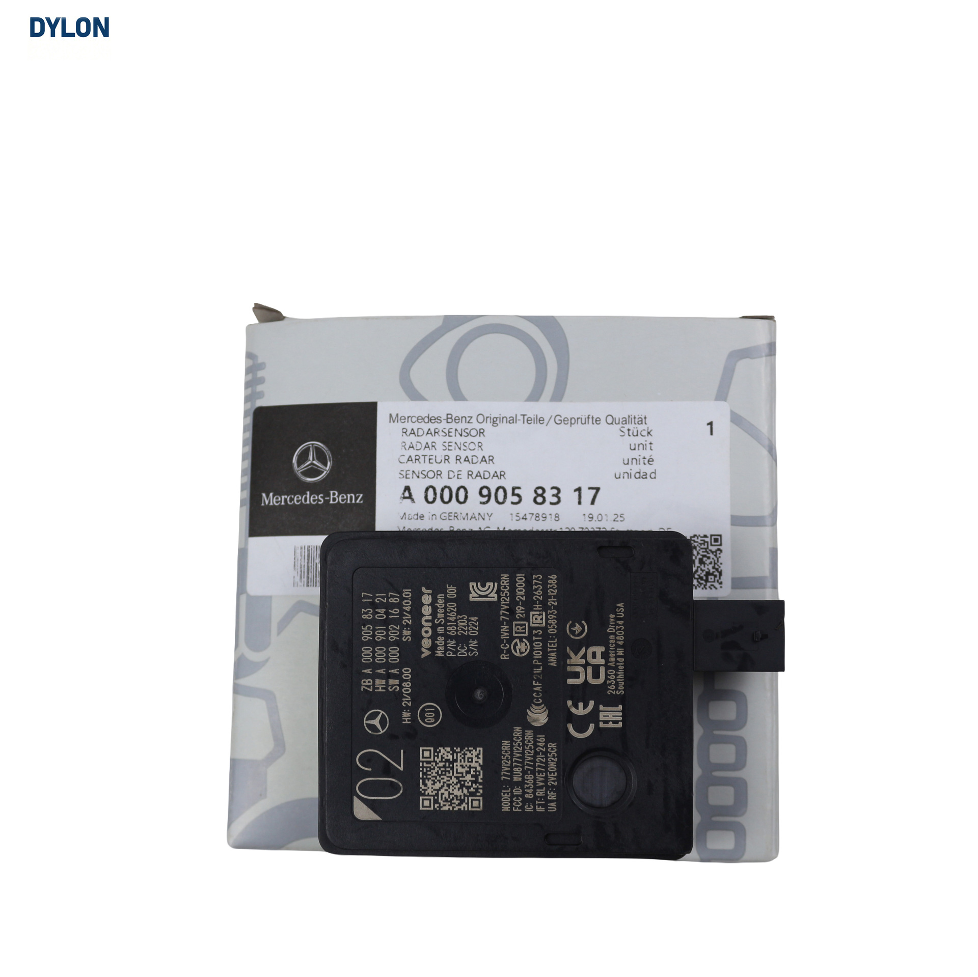 A0009058417 A0009051719 Is Suitable for Mercedes-Benz Radar Sensor Distributed Control Unit Sensing