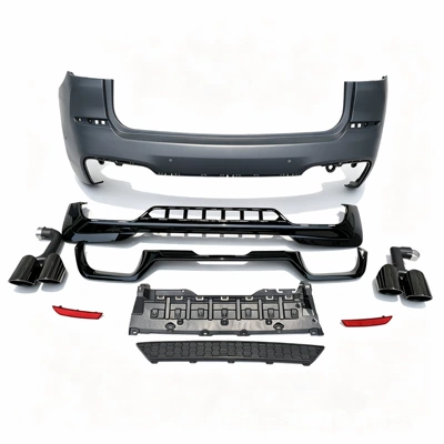 front bumper, rear bumper, wheel arches, Big Surrounded