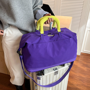 Removable universal travel bag, handheld capacious shoulder bag, folding storage system 4