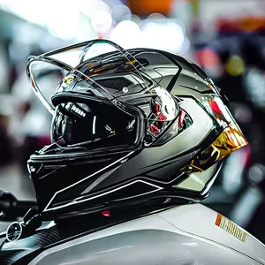 Motorcycle Full Helmet 3C Certified Carbon Fiber Riding Helmet