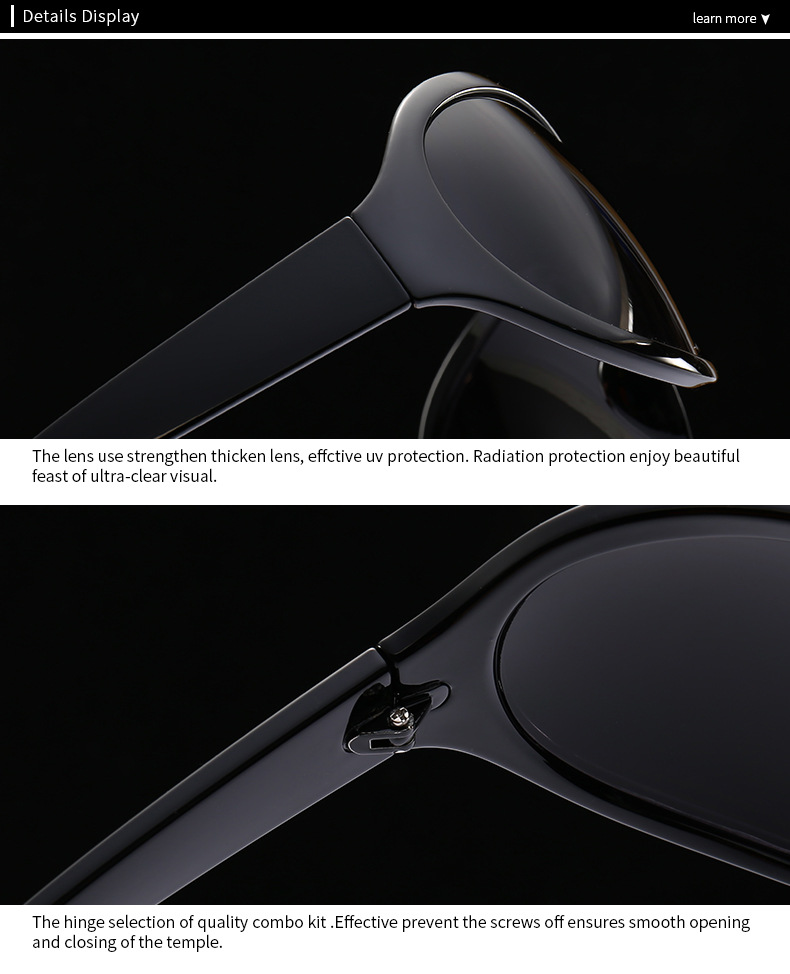 Herren Sonnenbrille Polygon Rahmen Modisch Trend Sonnenbrille_voghion.com