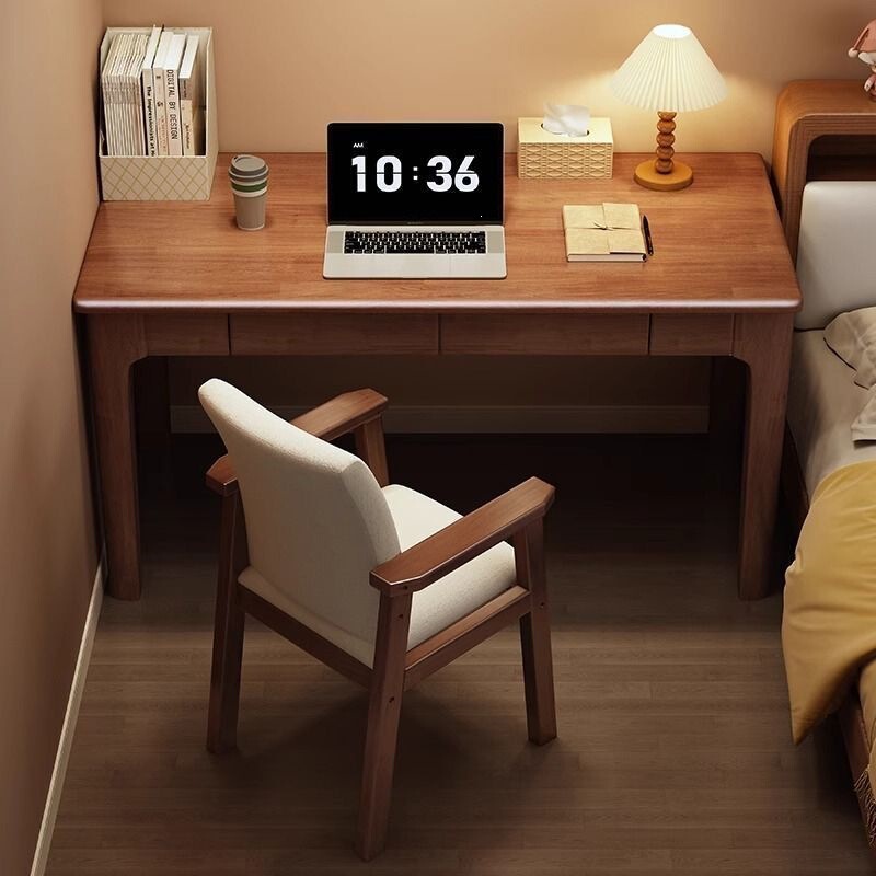 All-Solid Wood Desk, Adult Computer Desk, Simple Small-Sized Home-Use Bedside Writing Desk, Bedroom Student Study Desk