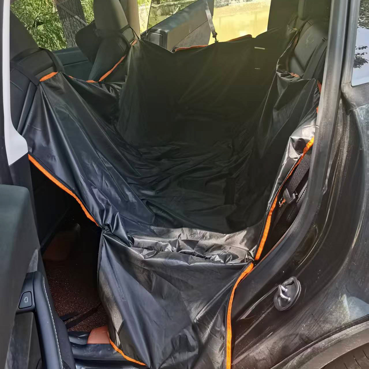 Cojín de automóvil transfronterizo, cojín de mascota, cojín de automóvil a prueba de agua, cojín de automóvil trasero para gatos y perros, cojín de automóvil universal