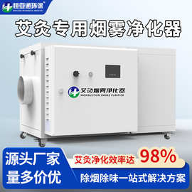 商用养生馆艾灸烟雾净化器移动式抽吸烟机艾灸排烟机系统除烟仪器