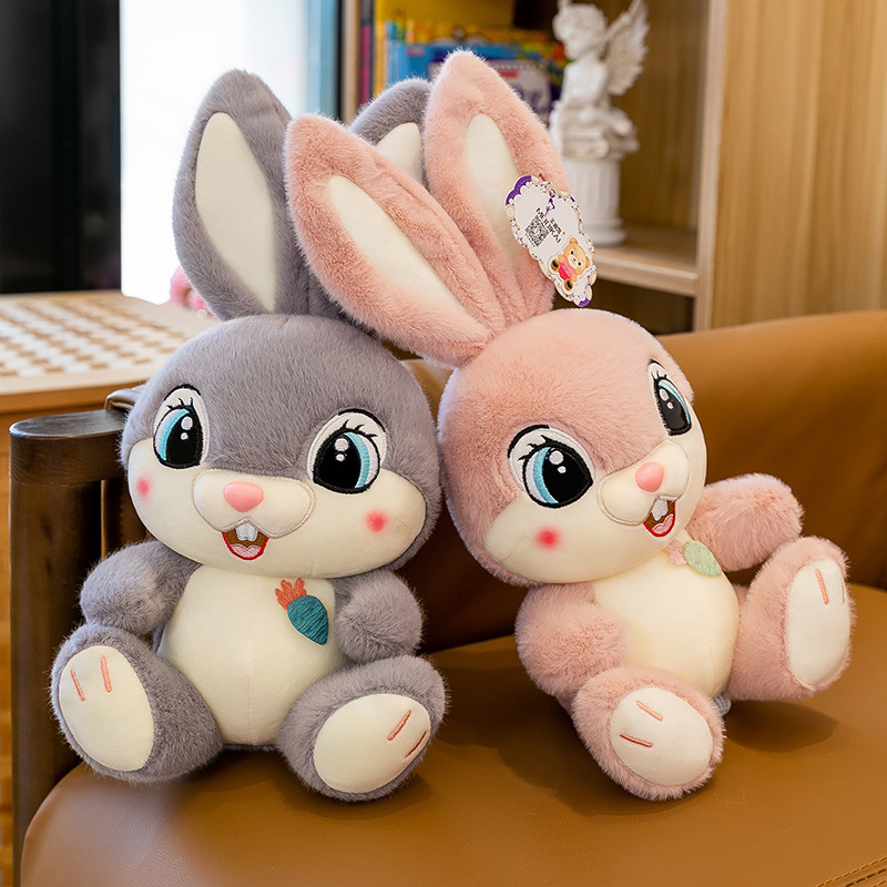 Cross-border Sweet Rabbit Plush Toy Cute Big Eyes Cute Rabbit Doll Long Ears Rabbit Doll Children's Pacifying Doll Cross-border Sweet Rabbit Plush Toy Cute Big Eyes Cute Rabbit Doll Long Ears Rabbit Doll Children's Pacifying Doll