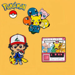 ピカチュウブローチかわいい漫画アニメポケモンポケモン人形ポケモンメタルバッジ