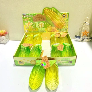 创意大玉米起泡胶不沾手高颜值水晶泥解压玩具史莱姆安全无毒玩具