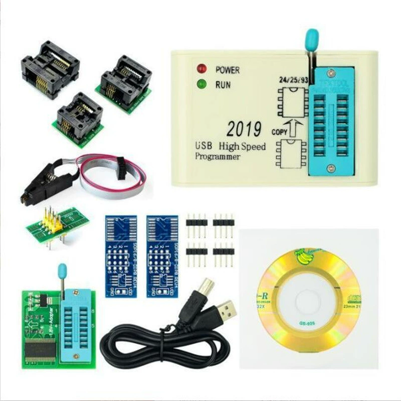 EZP2019 высокоскоростной USB SPI программатор 24 25 93 Flash BIOS, адаптер для SOP