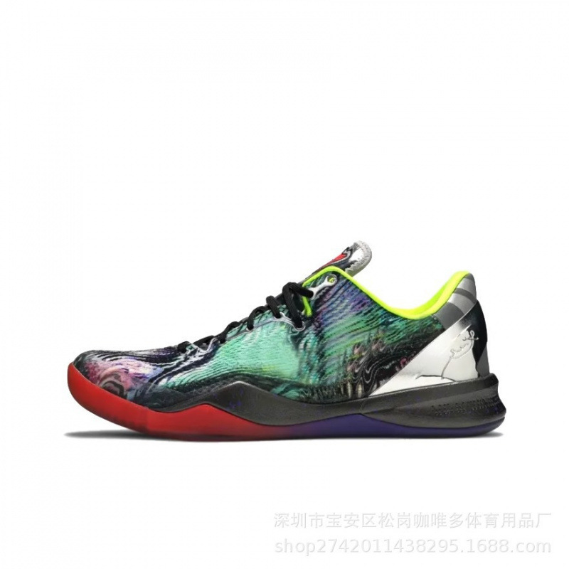 科比8代篮球鞋男KOBE鸳鸯ZK8全明星纯白色透气耐磨防滑气垫球鞋女|undefined