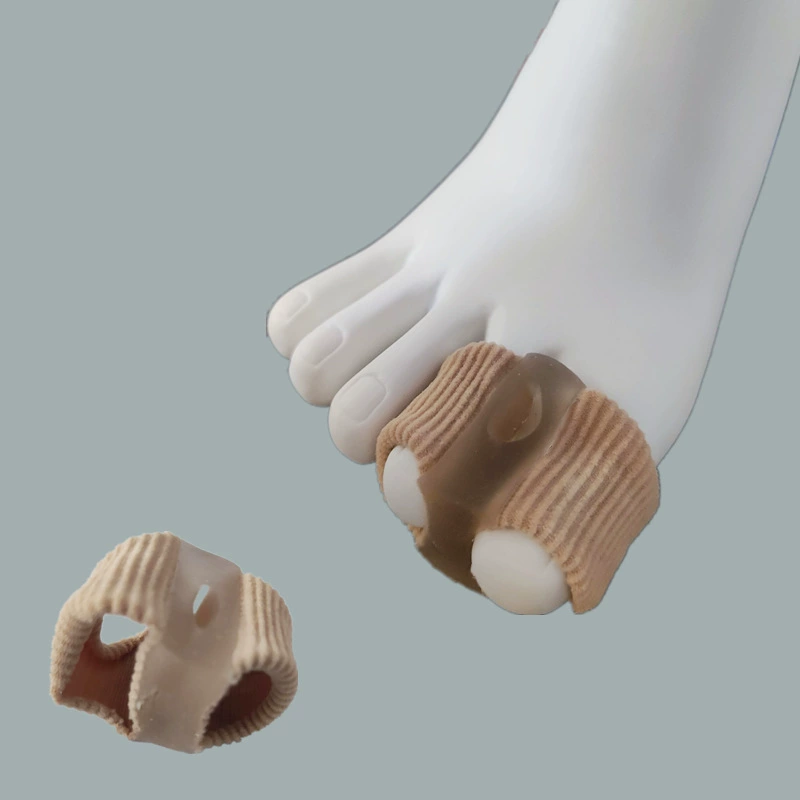 New double-hole glue block toe splitter Big thumb toe overlap separator
