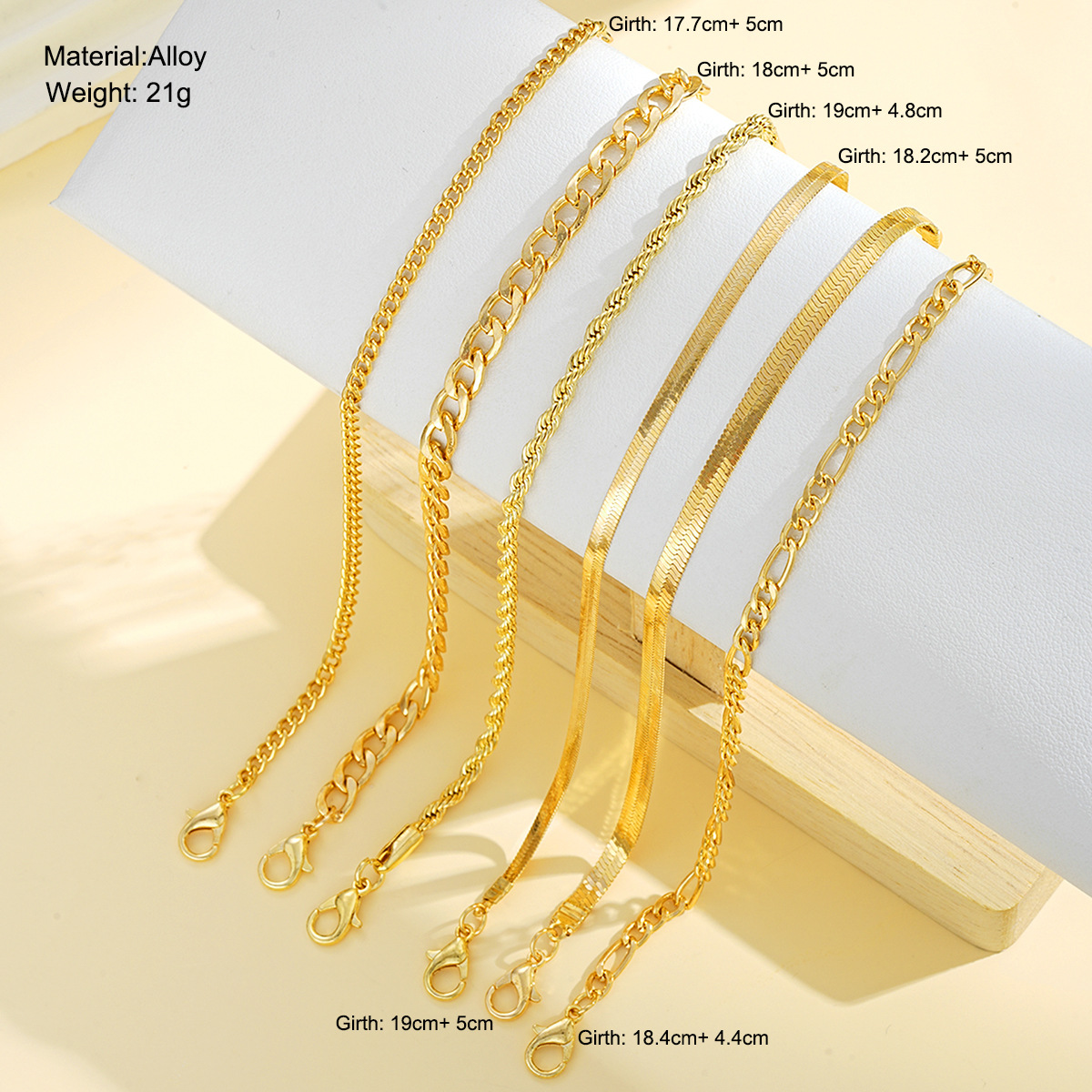 Minimalist Layered Bracelets Stackable Lightweight Jewelry_voghion.com