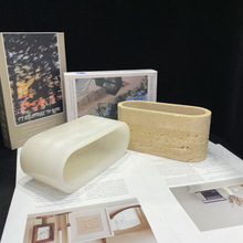 烛台花瓶样板间装修家居摆件 ins风浴缸烛台酒店民宿收纳摆件