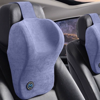 Car Neck Pillow, Cervical Spine: Headrest - blue-full-refund-if-uncomfortable