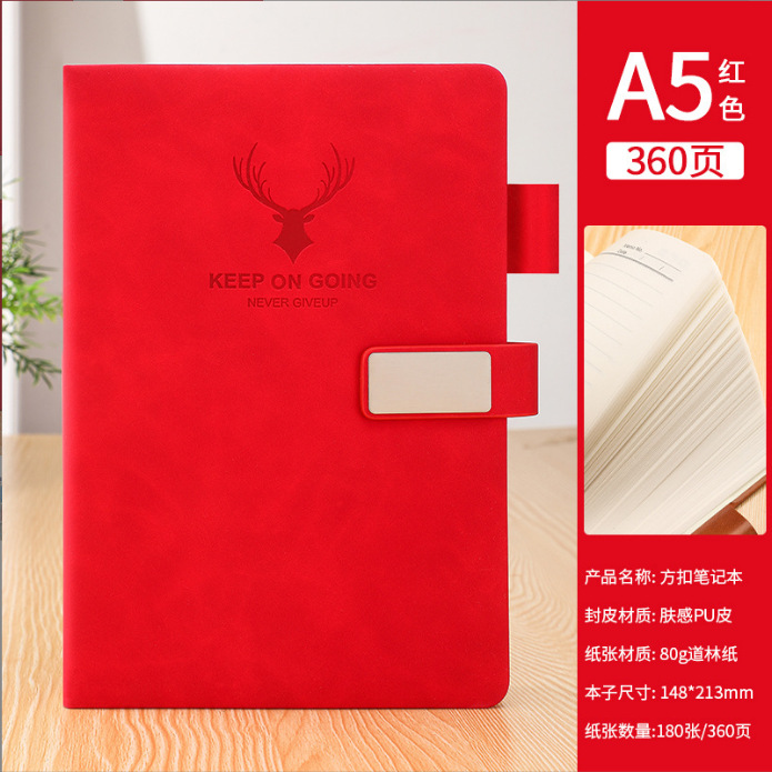 A5 cuaderno macarons color grueso bloc de notas de alto valor Libro de registro de reuniones de negocios Libro de anuncios al por mayor