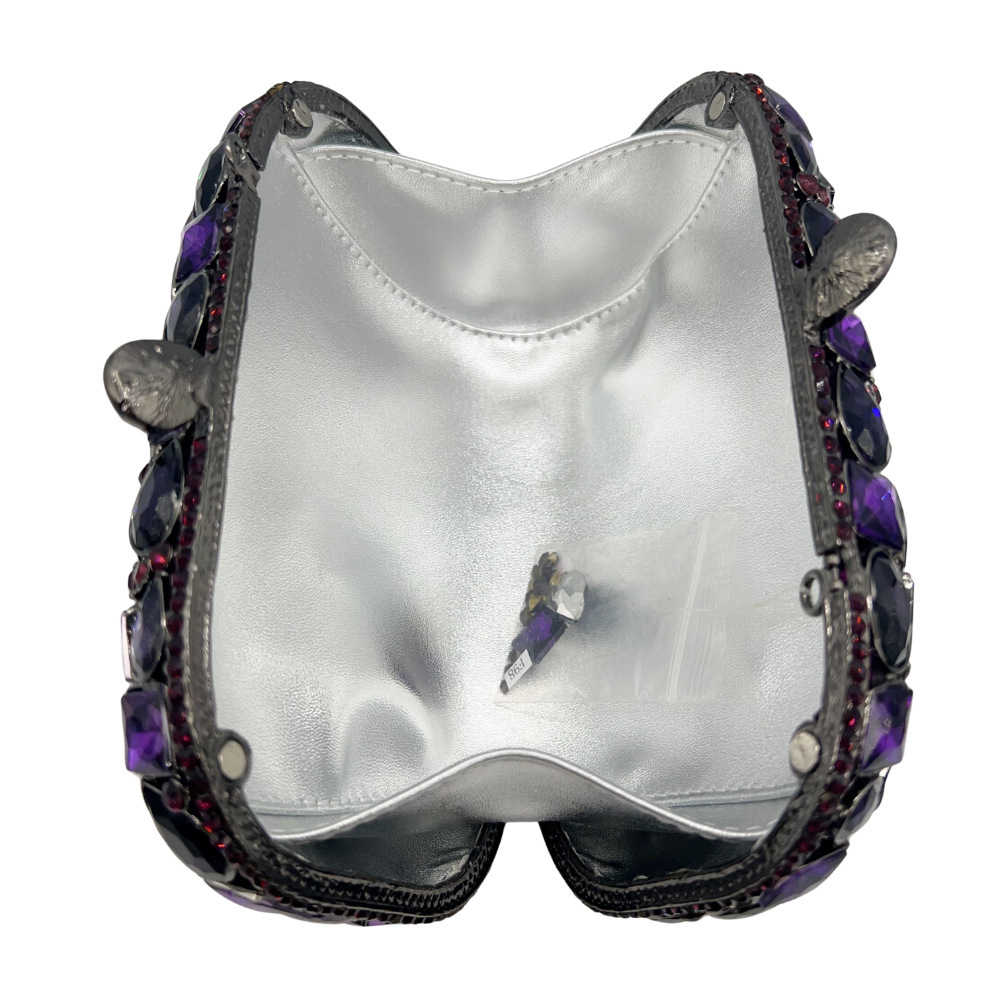 Bolsa de embrague de piedra de cristal transfronterizo bolsas de cena de diamantes bolsas de vestido de fiesta bolsas de mano de mujer