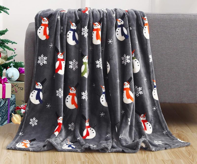 クリスマスハロウィーンフランネル毛布祝日プレゼントベッド用品リビングソファー怠け者毛布来図|undefined