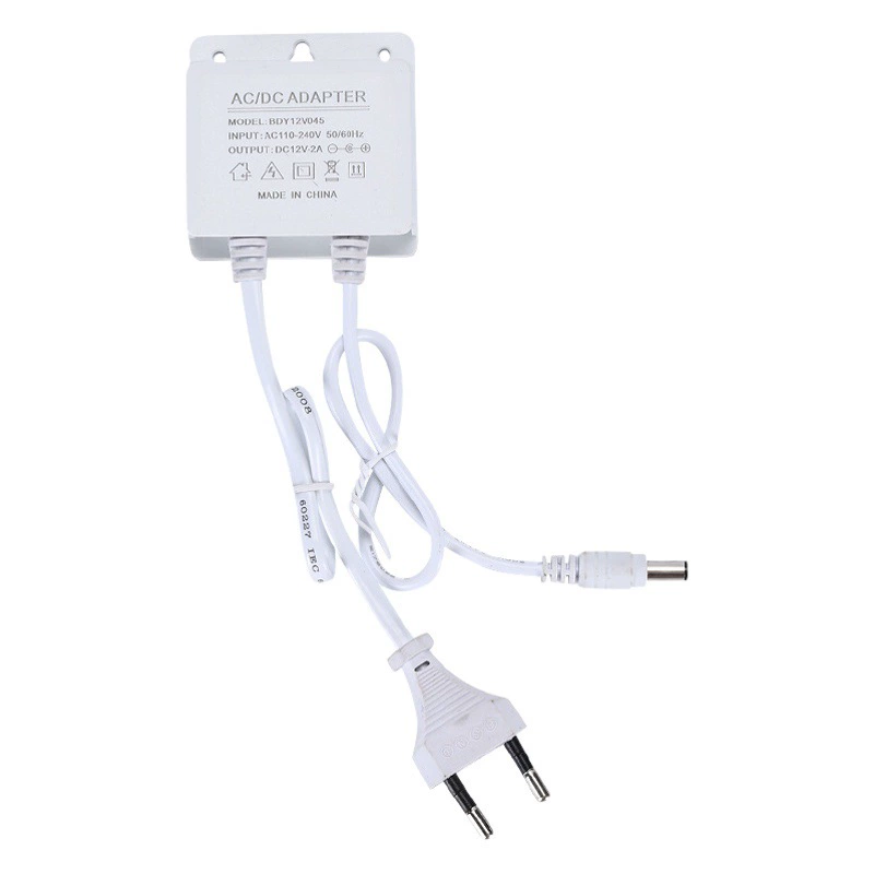 Блок питания 12V2A с специальным разъемом для наружного использования, водонепроницаемый и пыленепроницаемый, для мониторов и систем видеонаблюдения, адаптер питания DC 24W.