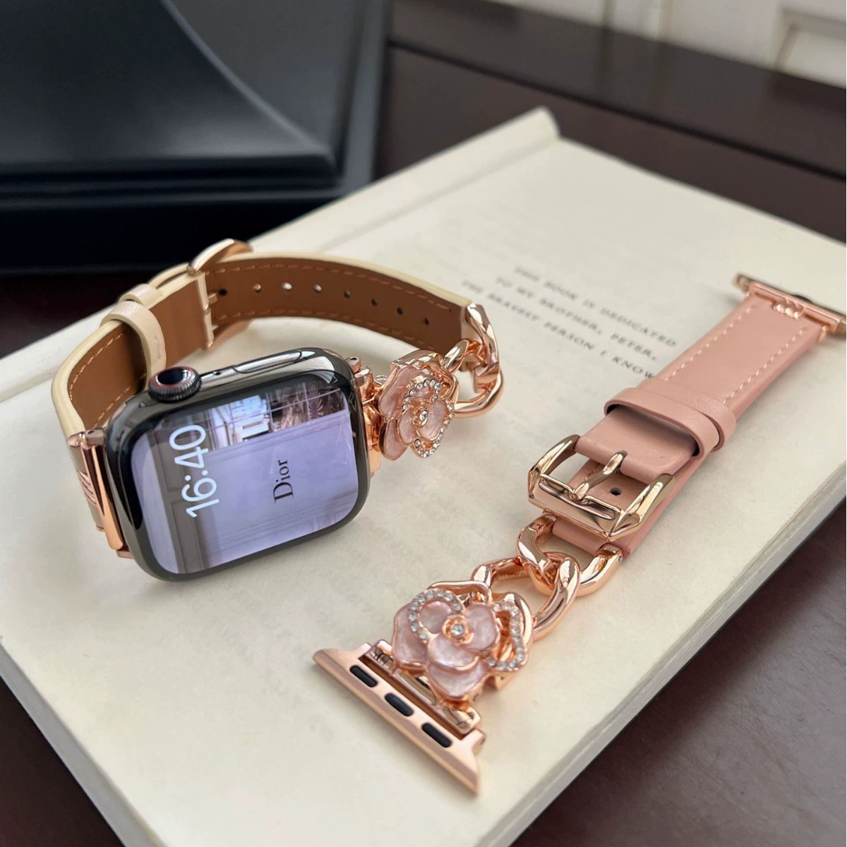 Apple, ремешок для часов, горный чай, металлический чайник, 20 мм