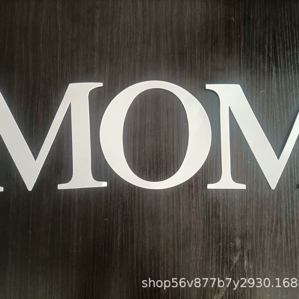 White MOM letters