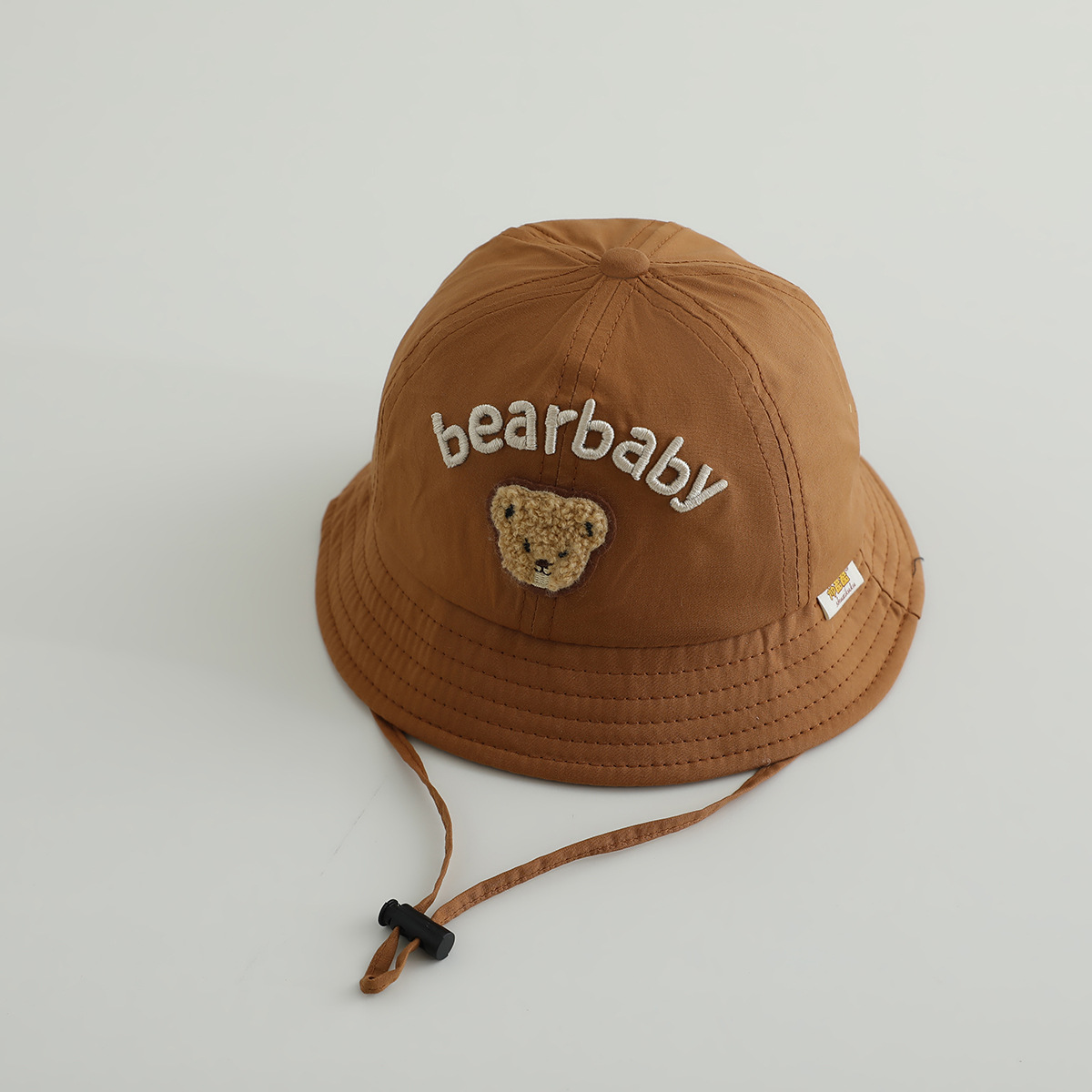 Sombrero de bebé primavera y otoño sombrero pescador sombrero oso pequeño sombrero de verano delgado sombrero de bisel grande sombrero de protección solar para hombres y mujeres