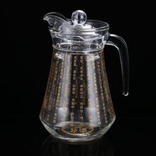 大悲咒水杯水晶杯药师咒心经咒六字真言家用玻璃杯水壶