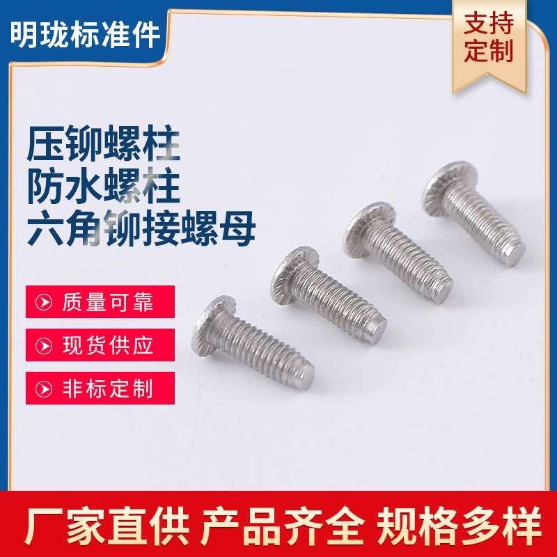 Заклепка-гайка из нержавеющей стали 304, заклепка-гайка для глухих отверстий, колонная уплотнительная водонепроницаемая шпилька BS-M3M4M5M6M8.