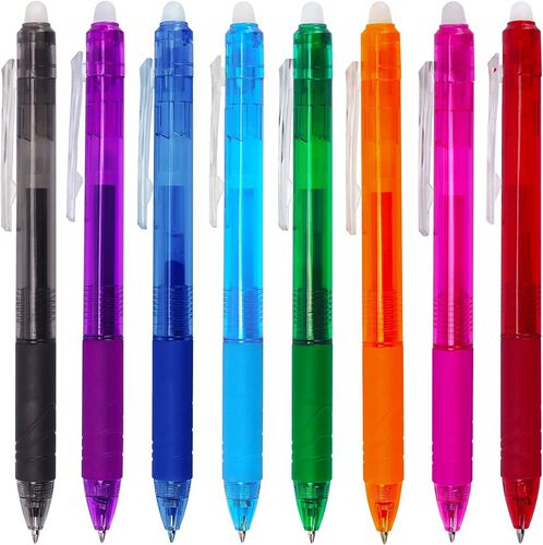 Manufacturer press color erasable gel pen press type thermal erasable water pen primary school students stationery supplies wholesale