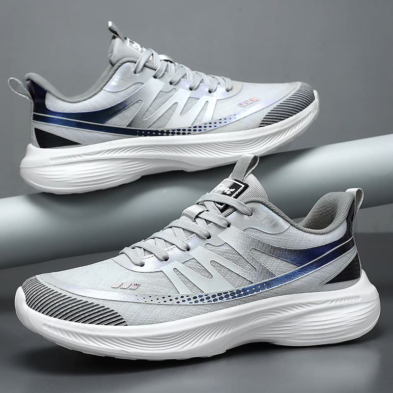 Shoes Men's Mesh Shoes Breathable Non-Stinky Sports Casual Shoes Couple's Jogging Shoes Solid Color Men's Shoes Lightweight Running Shoes