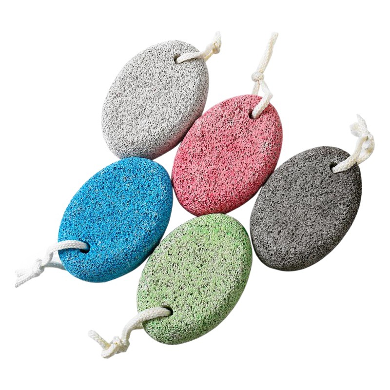 En stock Oval Goose Oval moler piedra color pedicura piedra exfoliante cutin callos frotando piedra image 1