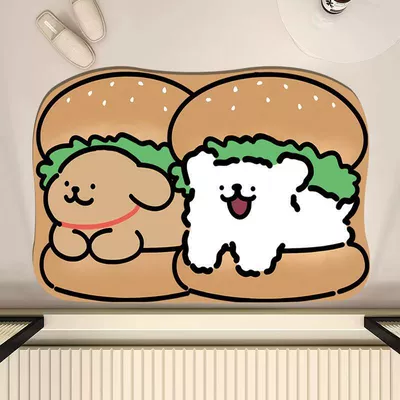 Diatom Mud Floor Mat, Avtomobil döşəmə paspasları - jia-two-little-burgers-4060cm-diatom-mud
