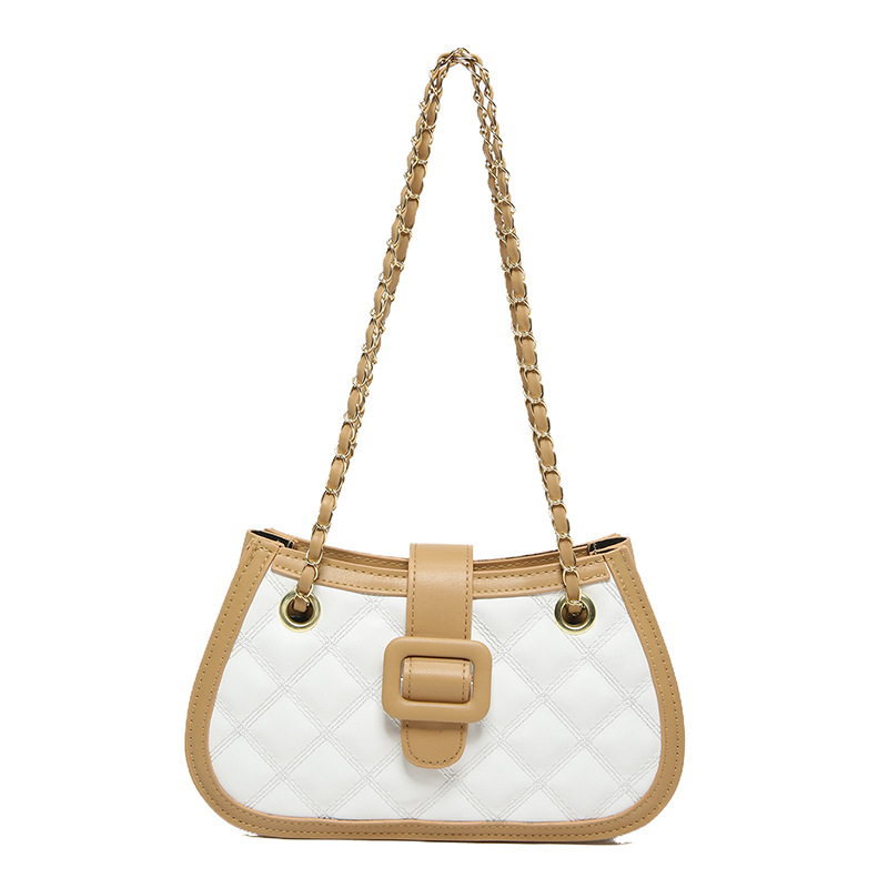 2024 primavera nuevo bolso de hombro bolso de cadena popular bolso pequeño bolso de mujer bolso de mochila universal bolso bajo bolso cuadrado casual