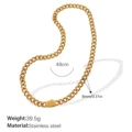 XL105G Gold Necklace