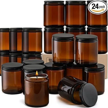 Минималистичный с крышкой ароматерапевтические свечи стеклянные чашки домашние уплотнительные подсвечники украшения креативные DIY свечи контейнеры пустые чашки