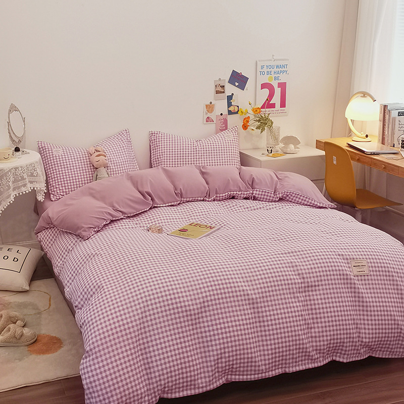 보라색 작은 격자