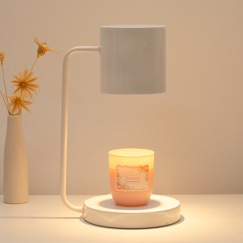 Aromaterapia lámpara de cera sin fuego fragancia dormitorio mesita de noche escritorio tienda de luz de lujo decorativo lámpara de mesa decoración lámpara de la vela regalo