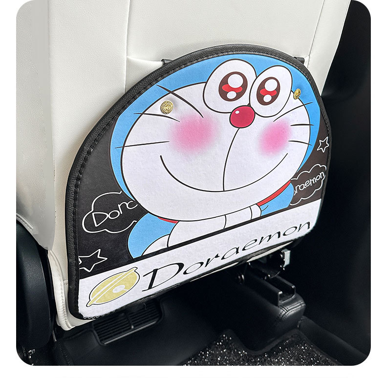 Doraemon car anti-kick pad universal rear seat back anti-dirty protective pad car rear seat protective pad