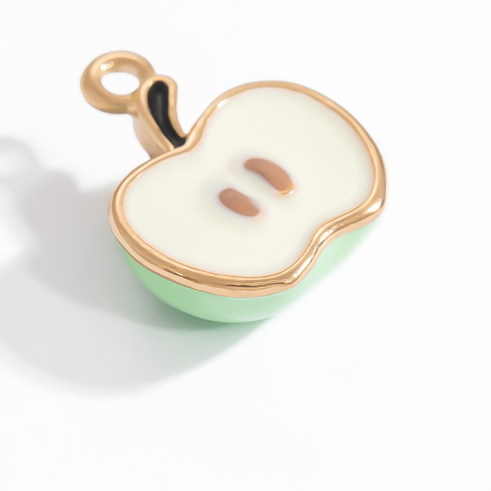 6g Weight 0.03µm Gold Plating Thickness PVD Coated Gold Plating Process Pendant Jewelry Making Type 18K Real Gold Plated Plating Material 1 PCS/Package Quantity 304 Stainless Steel Material Cartoon, Fruit Pattern Cute, Sweet, Pastoral Style Enamel, Plating Craft 1 Piece 304 Stainless Steel Alloy Cartoon Fruit Polished Pendant Bracelets Earrings Necklace 7