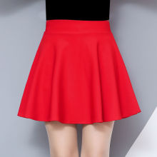 广场舞短裙新款舞蹈裙妈妈裙水兵舞半身裙中老年夏季跳舞裙松紧腰