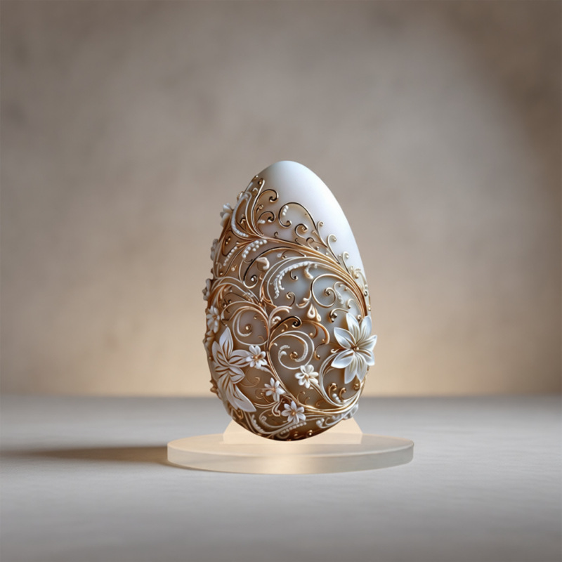 Cross-Border Best-Selling Pinterest Independent Site Hot-Selling 2D Acrylic Creative Easter Egg Desktop Decoration
