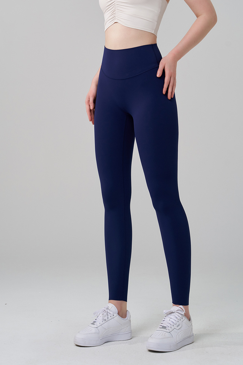 Fitness Sport Style Solid Color Nylon Super Elastic Lycra No Size Collarless Active Bottoms Pants display picture 16