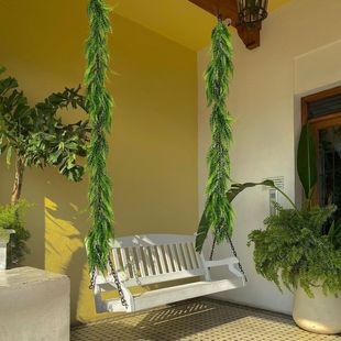 Cross-Border Artificial Persian Leaves 180cm Persian Rattan Wedding Arch Decoration Wrapped with Green Plants Persian Grass Rattan