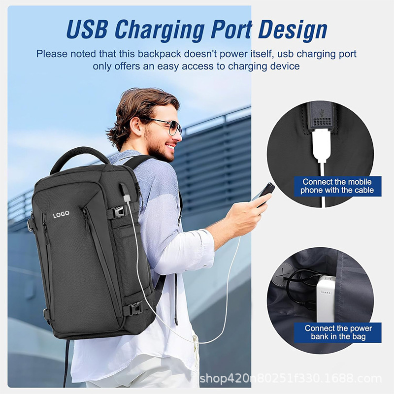 Air Travel Backpack Men's Backpack Carry-On Luggage Waterproof Business Notebook Backpack Travel Large Capacity Air Travel Backpack Men's Backpack Carry-On Luggage Waterproof Business Notebook Backpack Travel Large Capacity