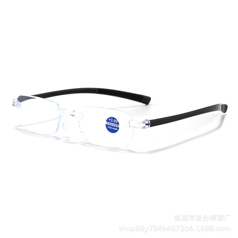 新商品のフレームなし老眼鏡卸売りブルーレイカット防止老眼鏡樹脂ハイビジョン老人読書メーカー直販|undefined