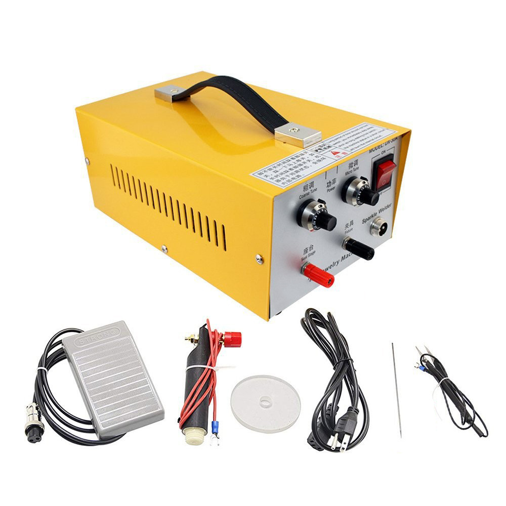 Máquina de soldadura de punto de joyería Dingxing DX-30A máquina de soldadura de parachoques máquina de soldadura anillo de oro y plata collar de soldadura para joyería