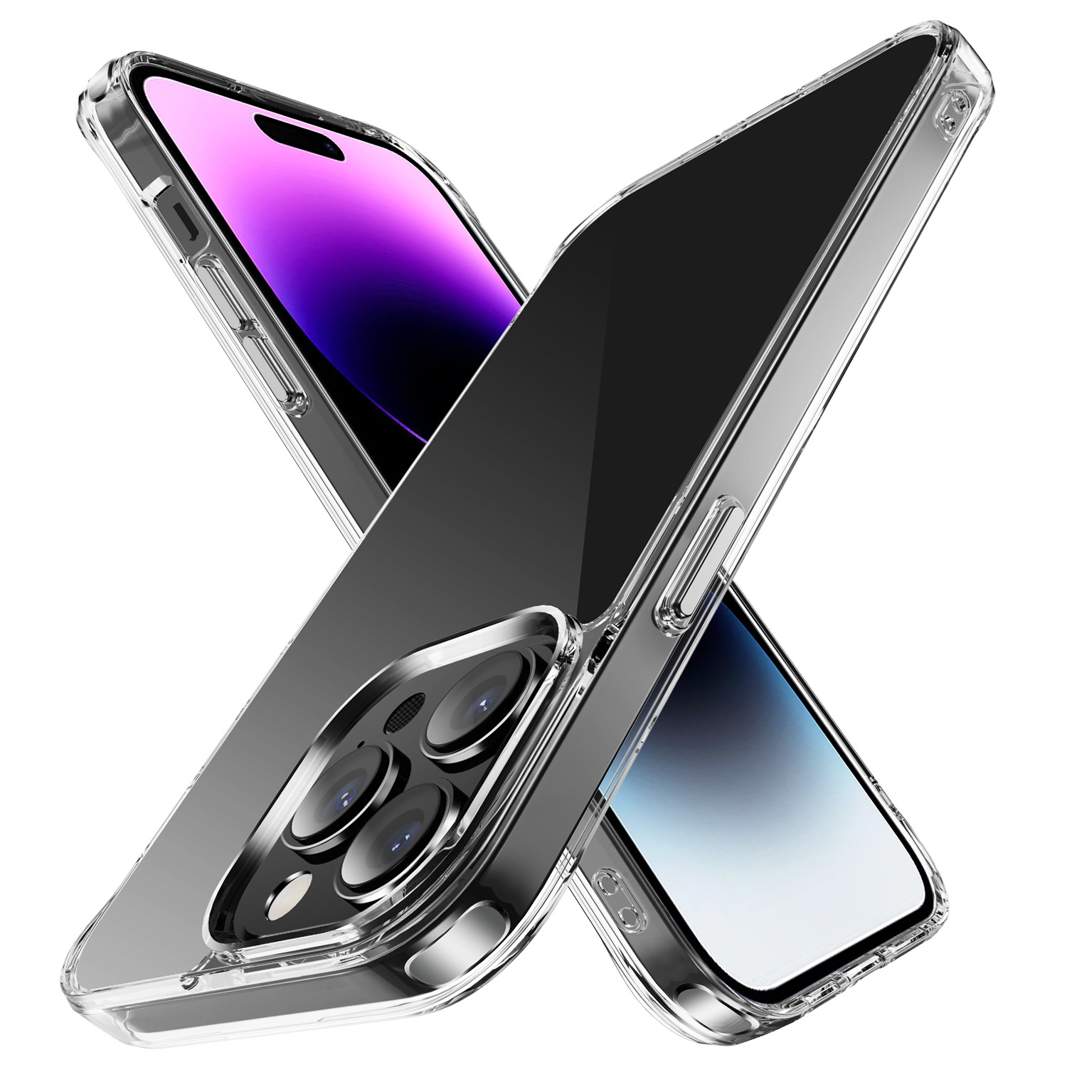 Transparent stötsäkert mobilskal för iphone 16 pro max_voghion.com